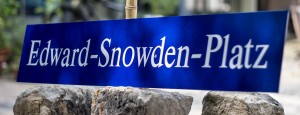 Edward Snowden Platz Dresden